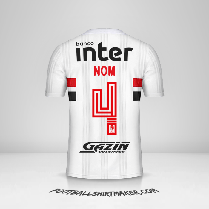 Maillot Sao Paulo FC Libertadores 2020 -  nom - 4