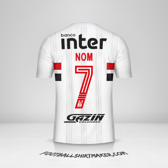 Maillot Sao Paulo FC Libertadores 2020 -  nom - 7