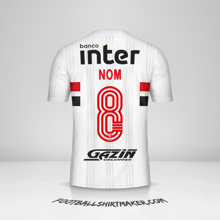 Maillot Sao Paulo FC Libertadores 2020 -  nom - 8