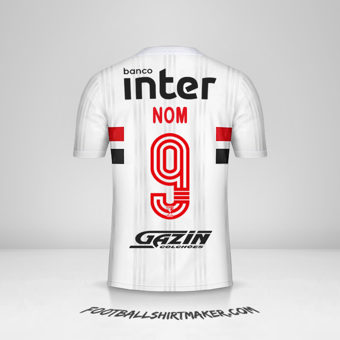 Maillot Sao Paulo FC Libertadores 2020 -  nom - 9