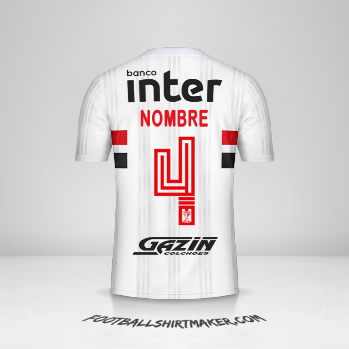 Camiseta Sao Paulo FC Libertadores 2020 -  nombre - 4