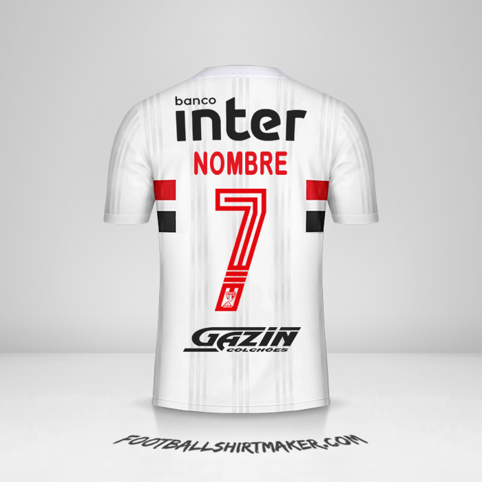 Camiseta Sao Paulo FC Libertadores 2020 -  nombre - 7