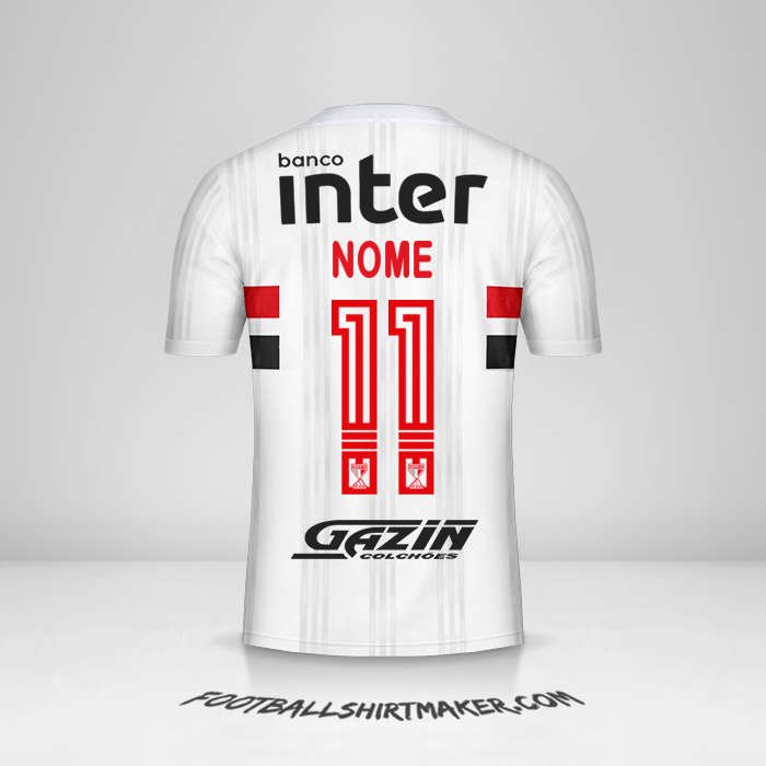 Camisa Sao Paulo FC Libertadores 2020 -  nome - 11