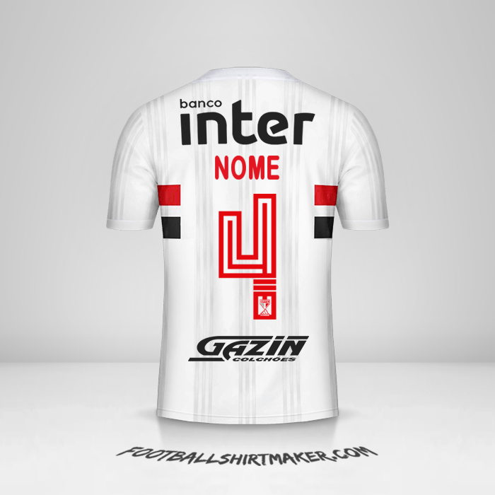 Camisa Sao Paulo FC Libertadores 2020 -  nome - 4
