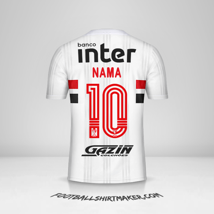 Jersey Sao Paulo FC Libertadores 2020 -  nama - 10