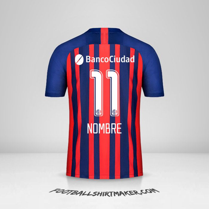 Jersey San Lorenzo 2020 -  nombre - 11
