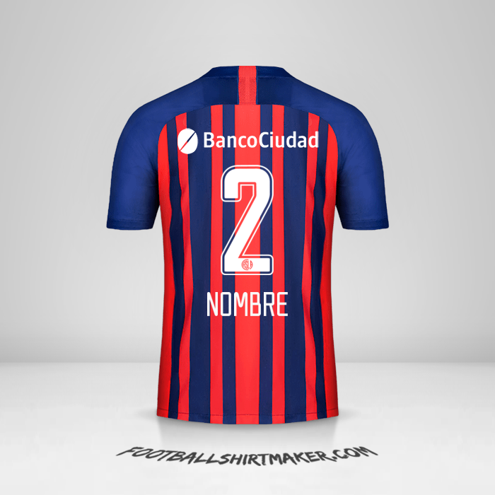 Jersey San Lorenzo 2020 -  nombre - 2