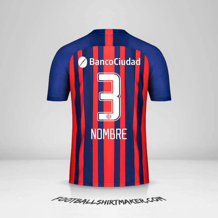 Jersey San Lorenzo 2020 -  nombre - 3