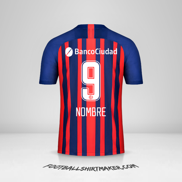 Jersey San Lorenzo 2020 -  nombre - 9