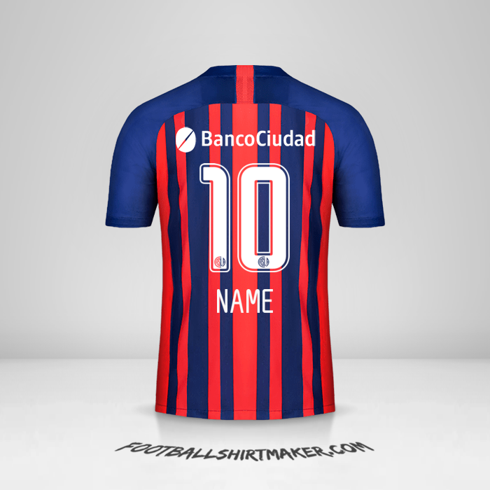 Trikot San Lorenzo 2020 -  name - 10