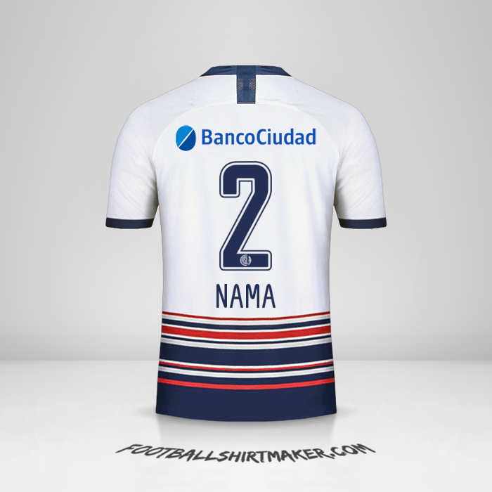 Jersey San Lorenzo 2020 Alternatif -  nama - 2