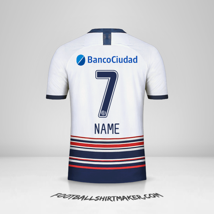 Jersey San Lorenzo 2020 Away -  name - 7