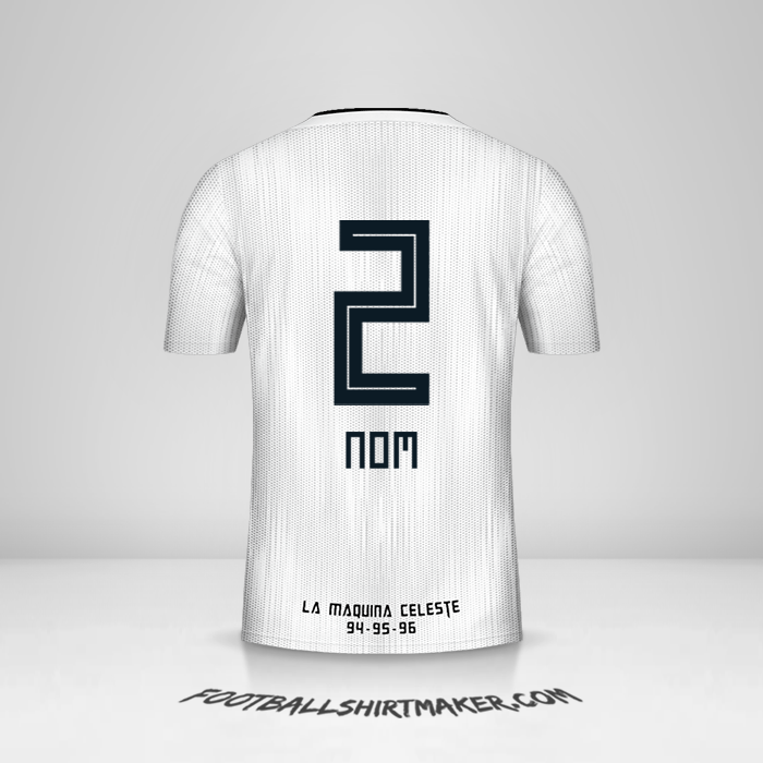 Maillot Sporting Cristal 2019 Extérieur -  nom - 2