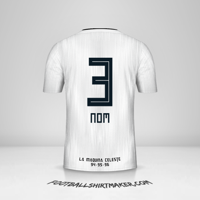 Maillot Sporting Cristal 2019 Extérieur -  nom - 3