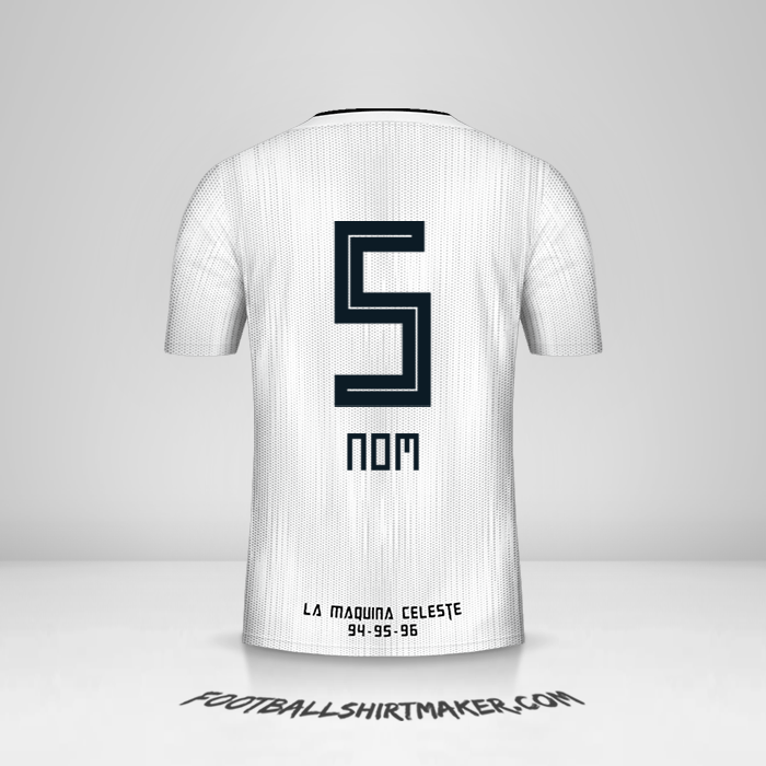 Maillot Sporting Cristal 2019 Extérieur -  nom - 5