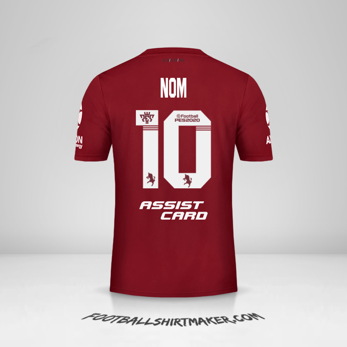 Maillot River Plate 2019/20 Extérieur -  nom - 10