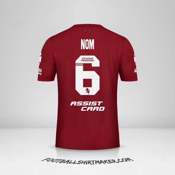 Maillot River Plate 2019/20 Extérieur -  nom - 6