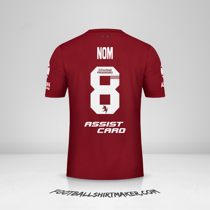 Maillot River Plate 2019/20 Extérieur -  nom - 8