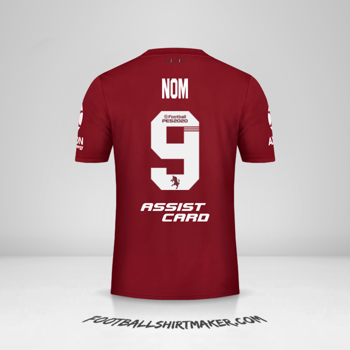 Maillot River Plate 2019/20 Extérieur -  nom - 9