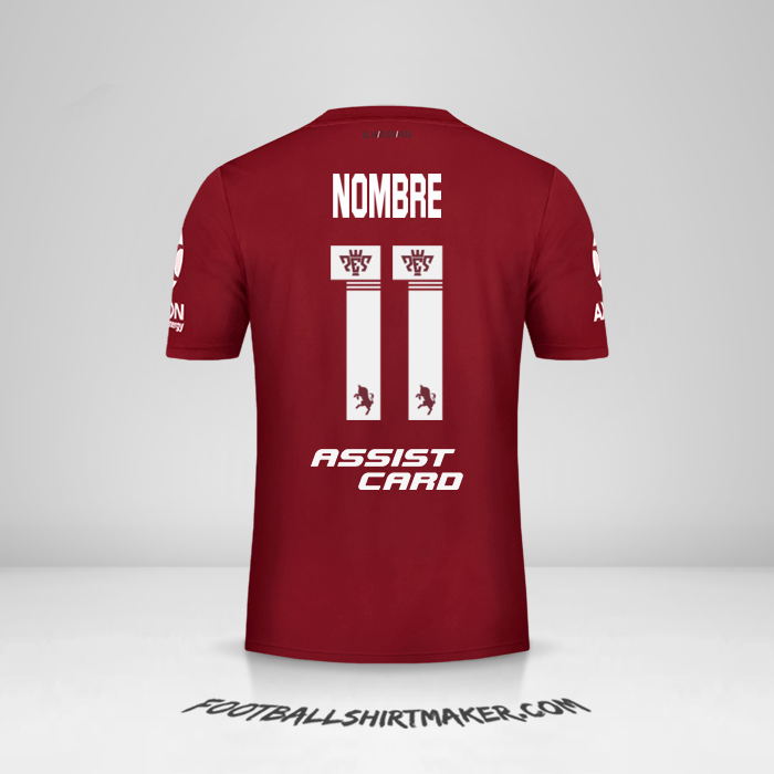 Jersey River Plate 2019/20 Visita -  nombre - 11