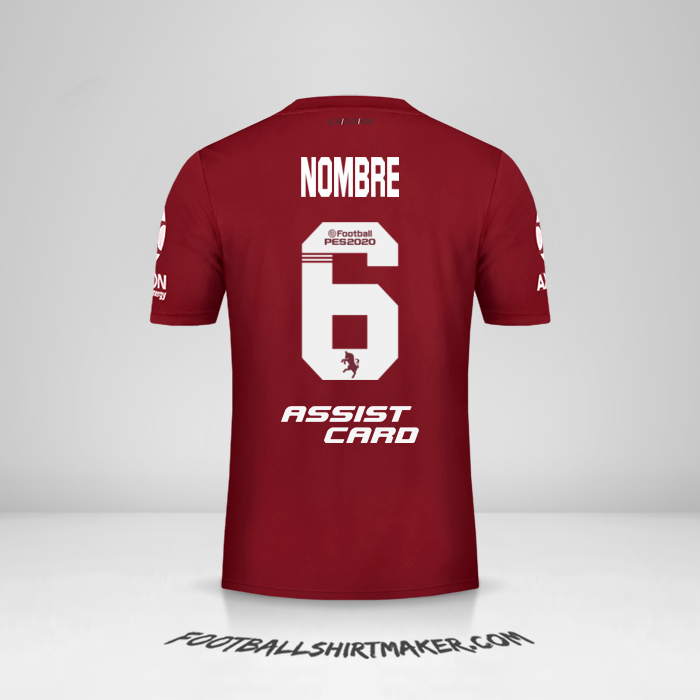 Camiseta River Plate 2019/20 Visita -  nombre - 6