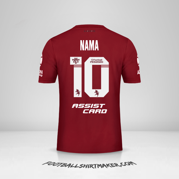Jersey River Plate 2019/20 Alternatif -  nama - 10