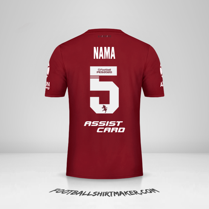 Jersey River Plate 2019/20 Alternatif -  nama - 5