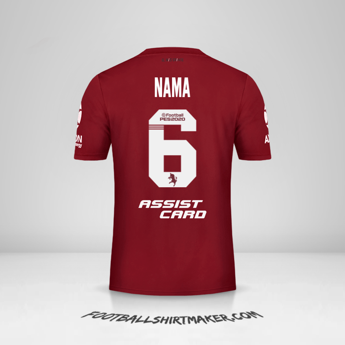 Jersey River Plate 2019/20 Alternatif -  nama - 6