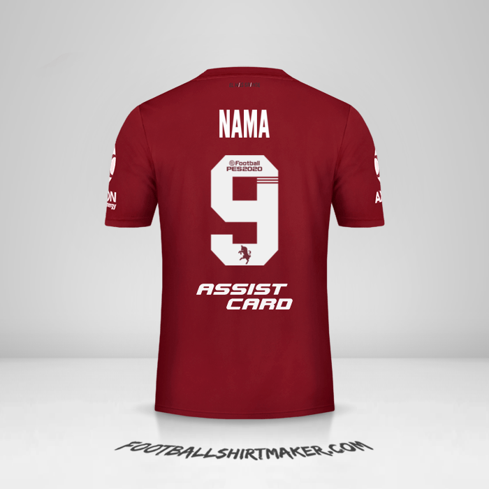 Jersey River Plate 2019/20 Alternatif -  nama - 9