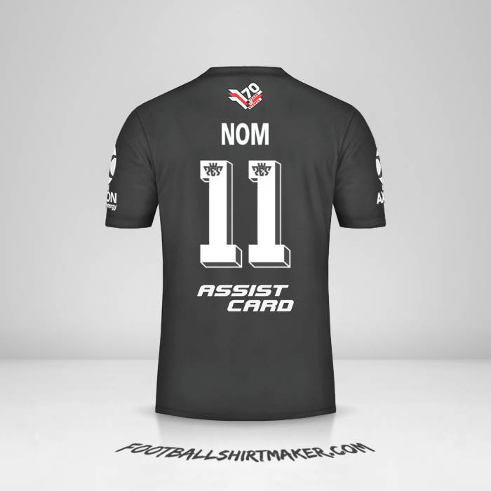 Maillot River Plate Adidas 70 Ans -  nom - 11