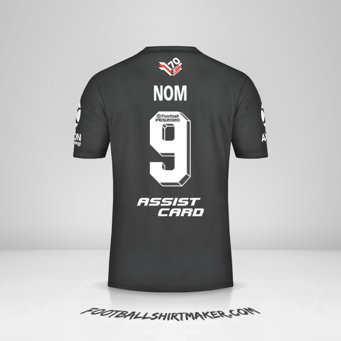 Maillot River Plate Adidas 70 Ans -  nom - 9