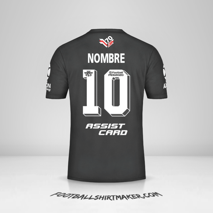 Camiseta River Plate Adidas 70 Años -  nombre - 10