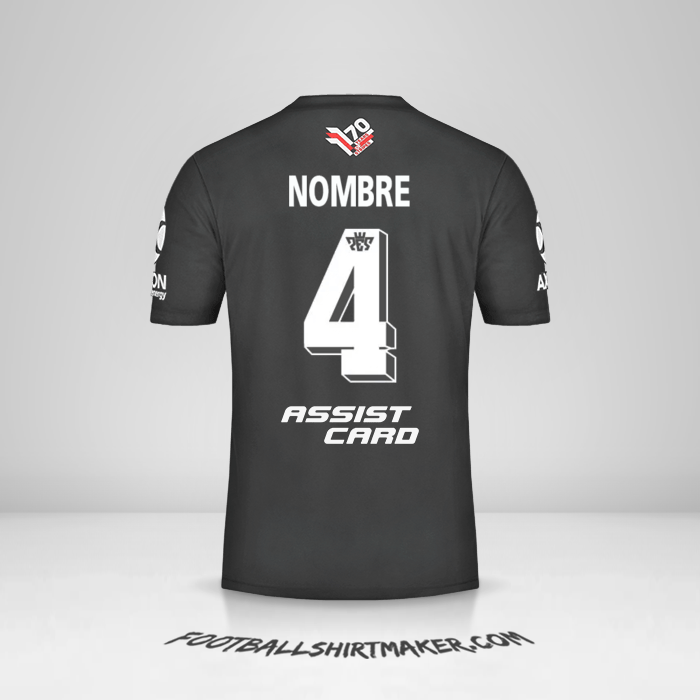 Jersey River Plate Adidas 70 Años -  nombre - 4