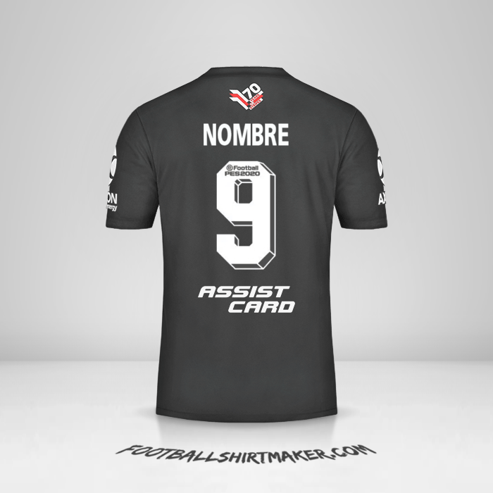 Camiseta River Plate Adidas 70 Años -  nombre - 9