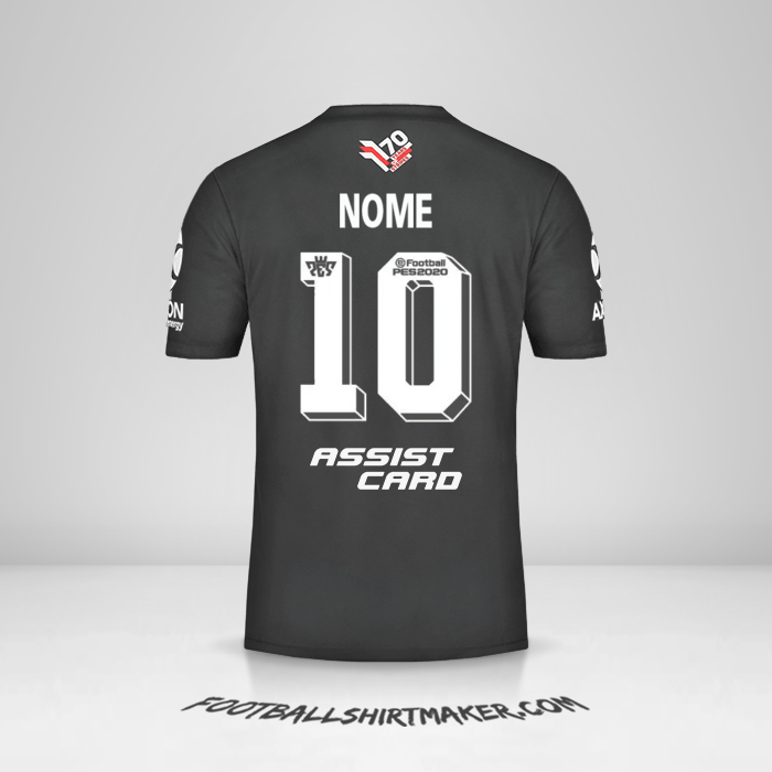 Camisola River Plate Adidas 70 Anos -  nome - 10