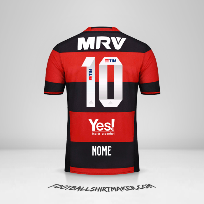 Maglia Flamengo 2016/17 -  nome - 10