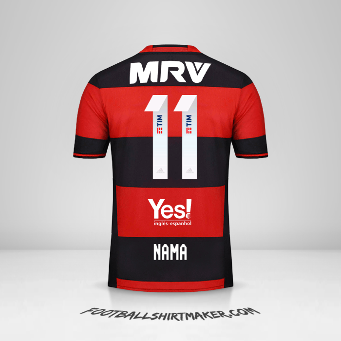 Jersey Flamengo 2016/17 -  nama - 11
