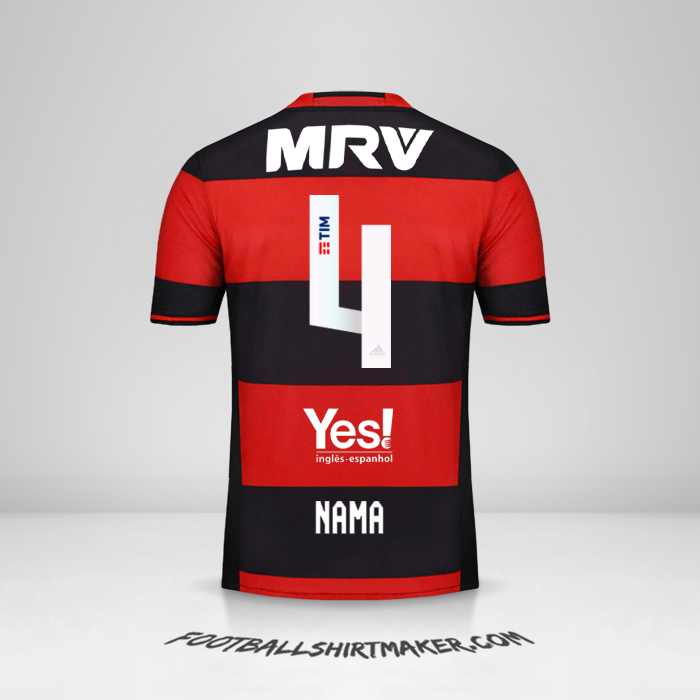 Jersey Flamengo 2016/17 -  nama - 4