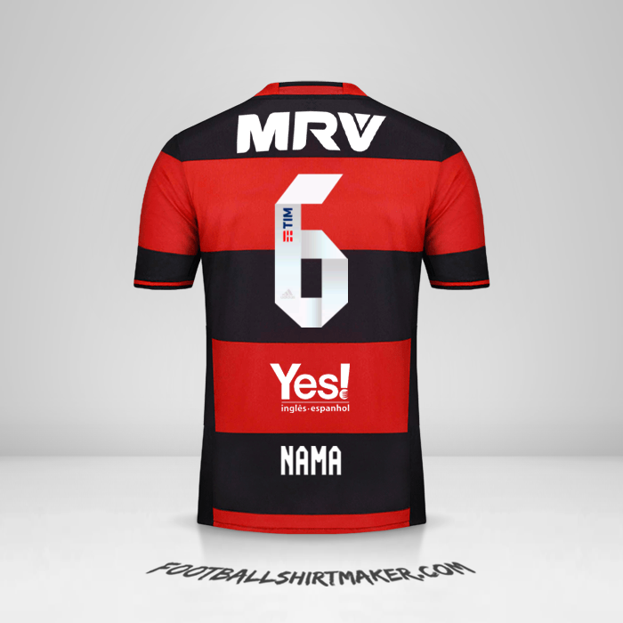Jersey Flamengo 2016/17 -  nama - 6