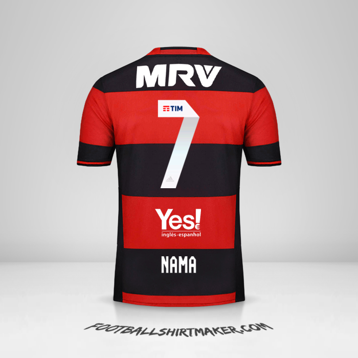 Jersey Flamengo 2016/17 -  nama - 7