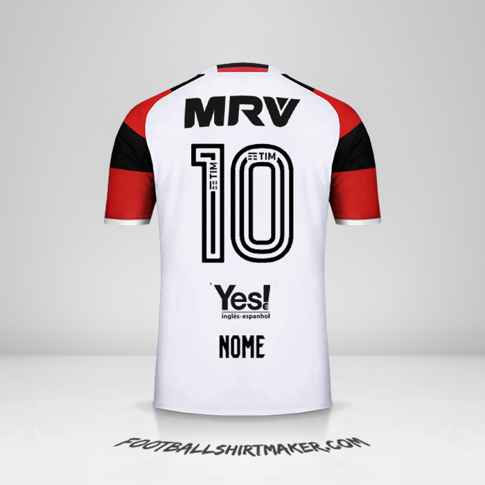 Camisa Flamengo 2016/17 Alternativa -  nome - 10