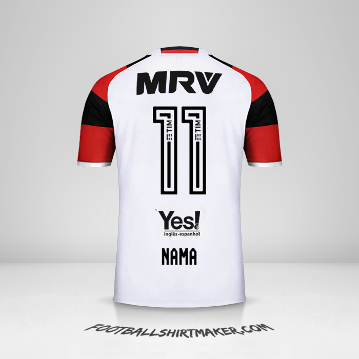 Jersey Flamengo 2016/17 Alternatif -  nama - 11