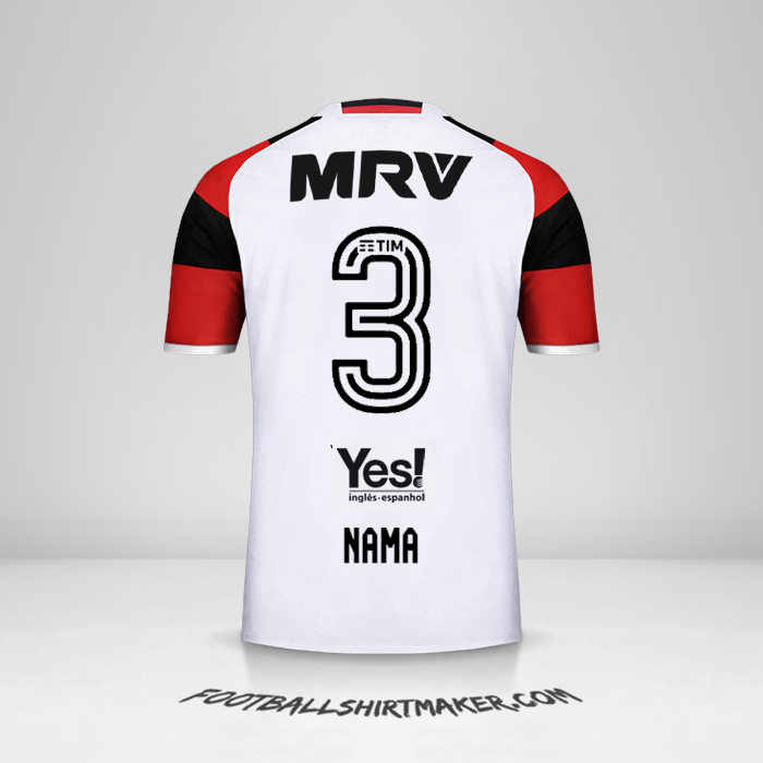 Jersey Flamengo 2016/17 Alternatif -  nama - 3