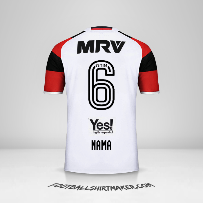 Jersey Flamengo 2016/17 Alternatif -  nama - 6