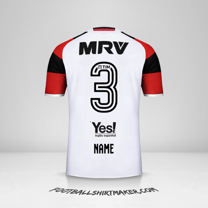 Shirt Flamengo 2016/17 Away -  name - 3