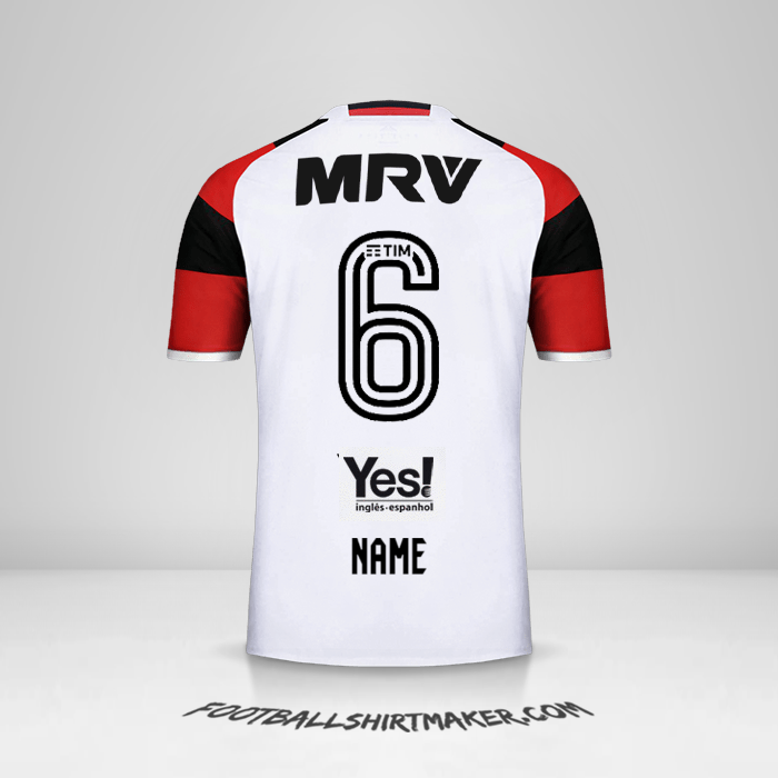 Shirt Flamengo 2016/17 Away -  name - 6