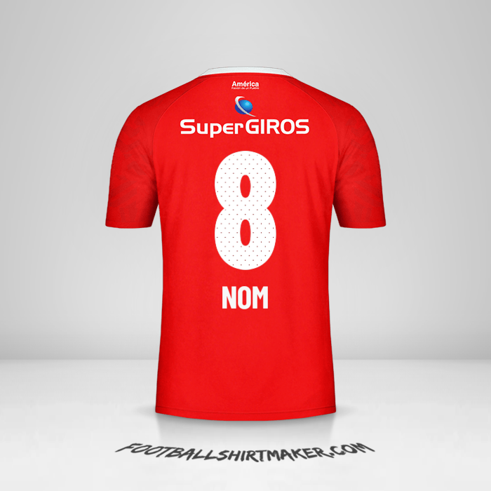 Maillot America de Cali 2019/20 -  nom - 8