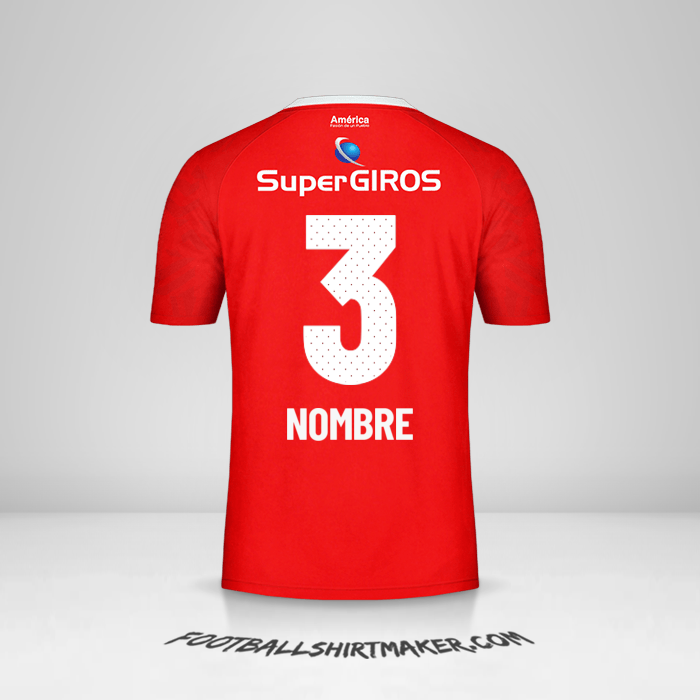 Jersey America de Cali 2019/20 -  nombre - 3