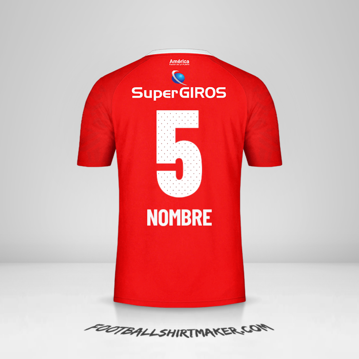 Jersey America de Cali 2019/20 -  nombre - 5