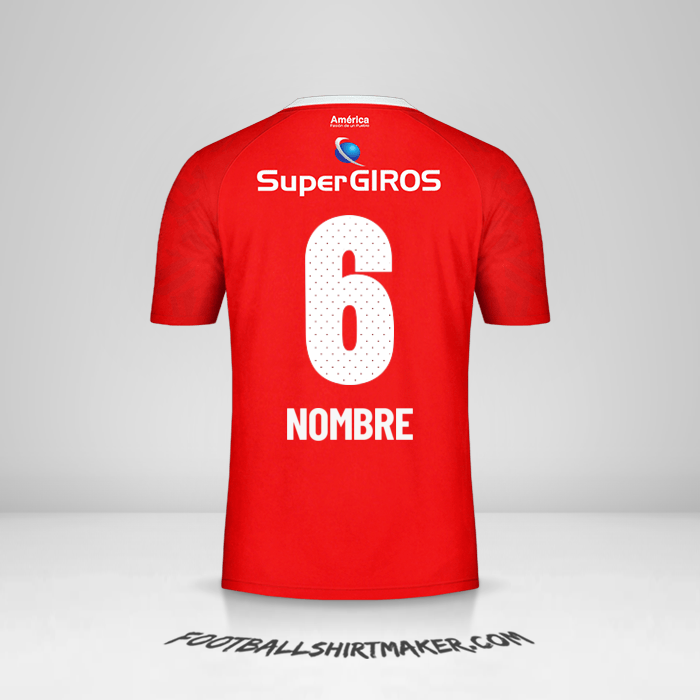 Camiseta America de Cali 2019/20 -  nombre - 6